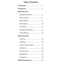 Load image into Gallery viewer, Crisis Response Employee Handbook