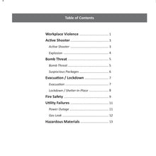 Load image into Gallery viewer, ManMade Incidents Policy and Procedures